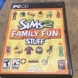 The Sims 2 Family Fun Stuff PC Game by - Black